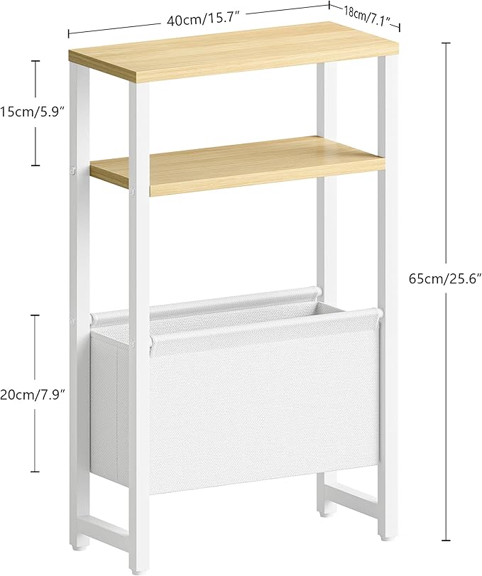 Narrow Side Table, Slim End Table - Image 3