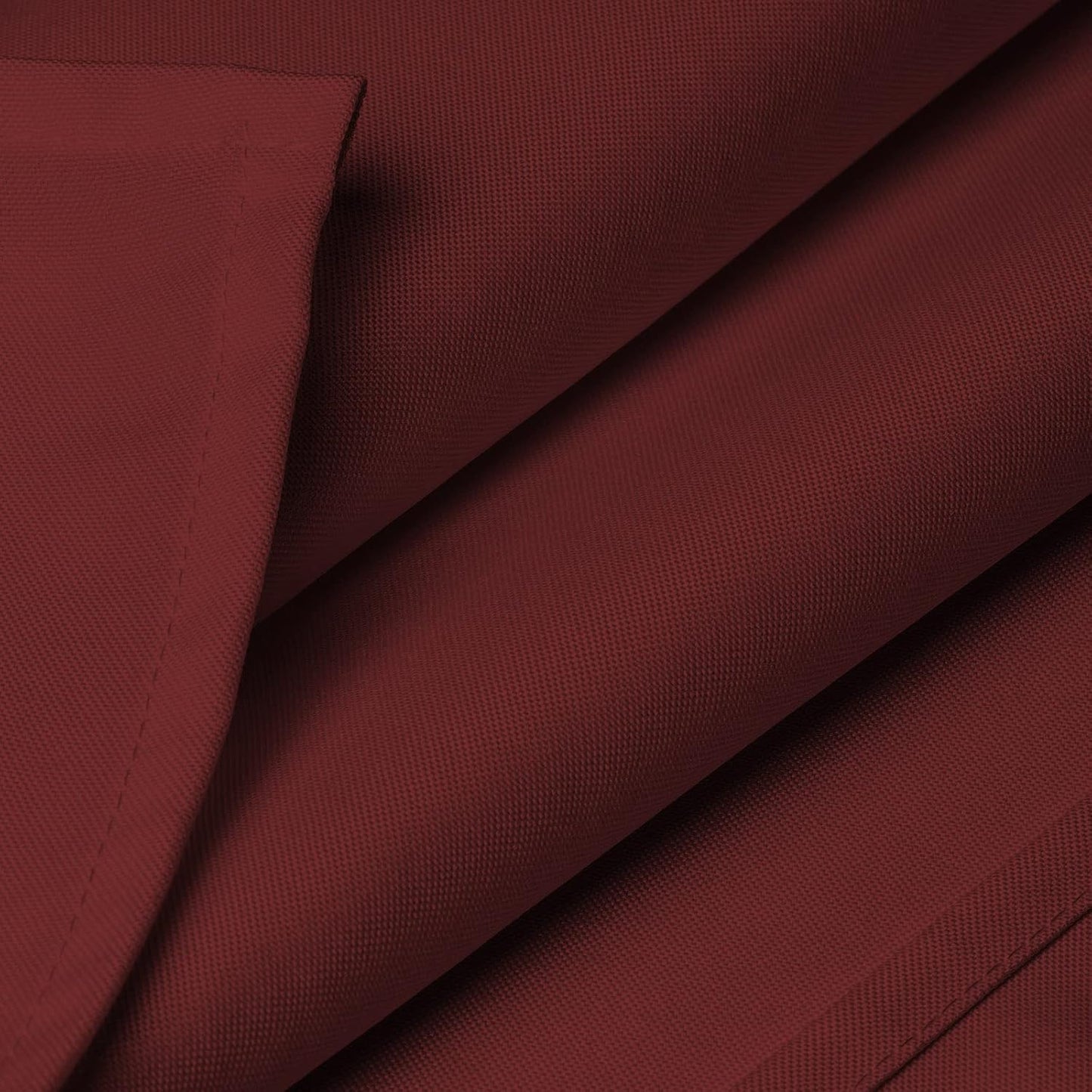 Lann's Linens - 10 Premium 90" x 156" Tablecloths for Wedding/Banquet/Restaurant - Rectangular Polyester Fabric Table Cloths - Burgundy
