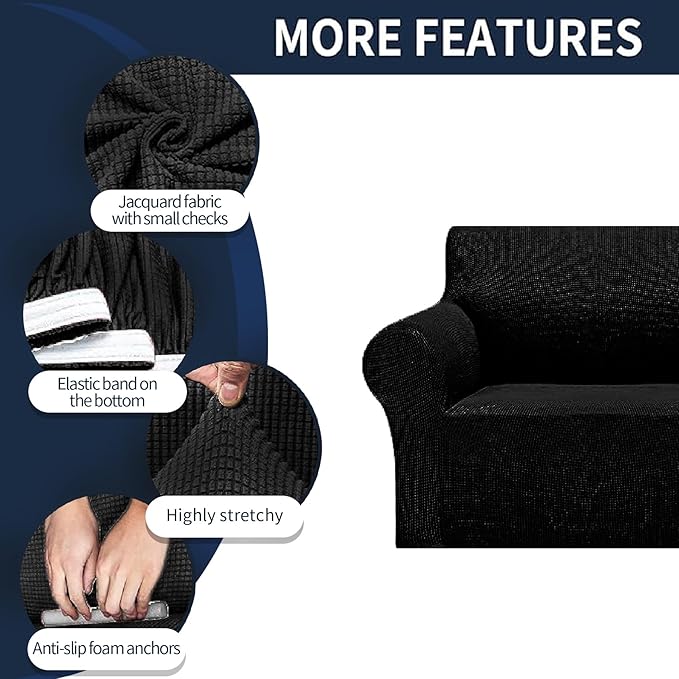 Cupuamon 2026 New Stretch Chair Sofa Slipcovers Couch Cover - Image 4