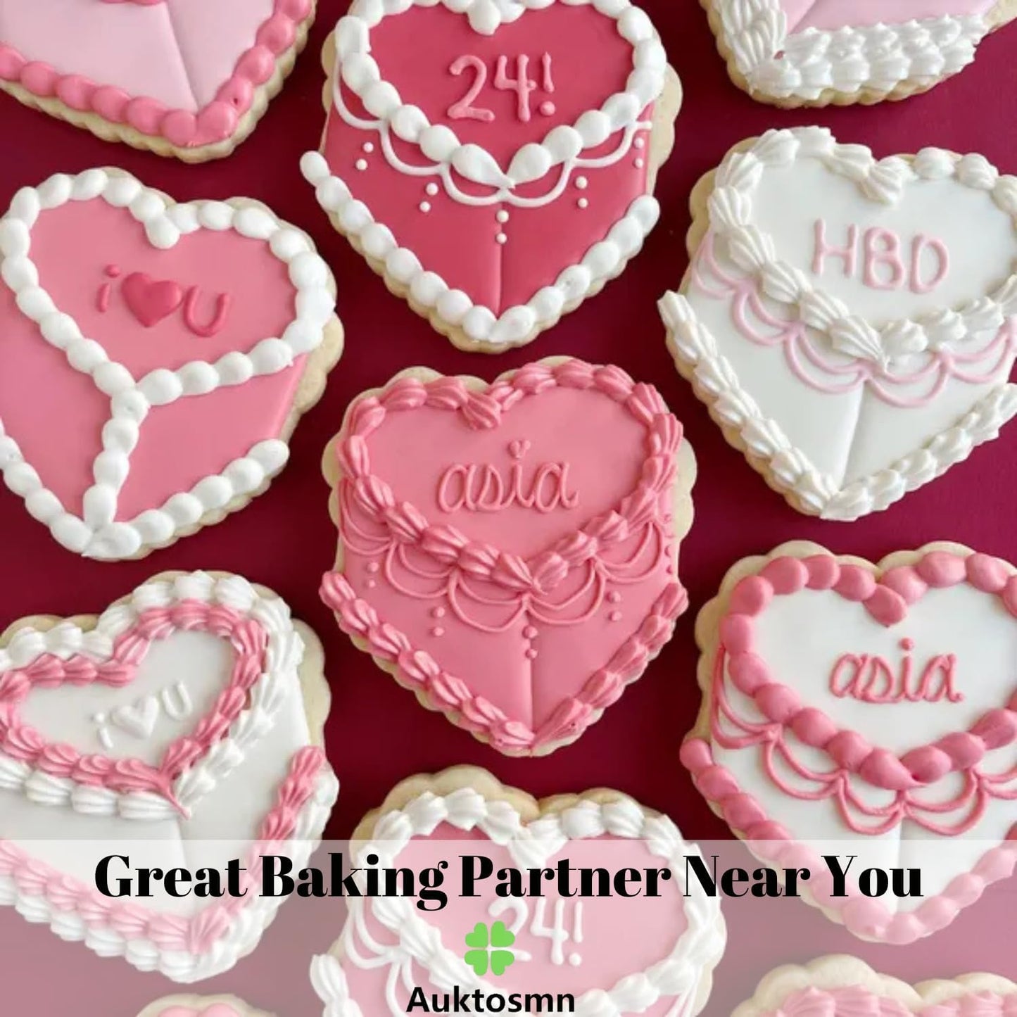 Vintage Heart Cake Cookie Cutter - 3.7 Inch - Stainless Steel - Dishwasher Safe - Perfect for Baby Shower, Birthday, Wedding, and Holiday Cookies