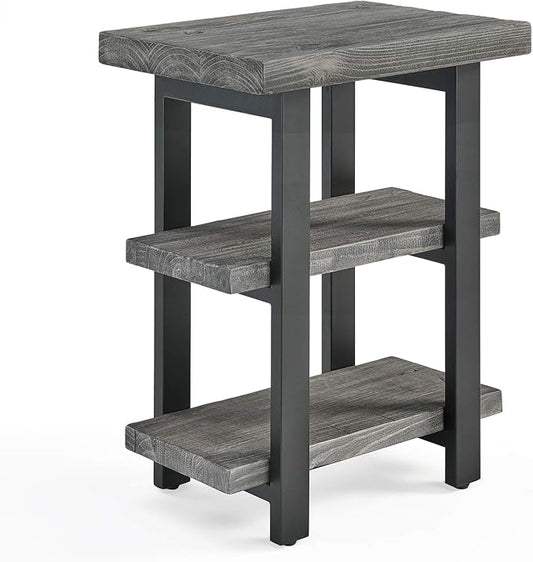 Alaterre Furniture Pomona Living Room 3-Tier Solid Wood End Table by AlaterreFurniture