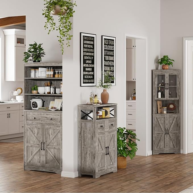 FiveWillowise Small Farmhouse Storage Cabinet - Image 2