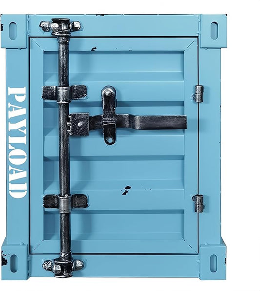 Side Table Industrial End Table by Unknown