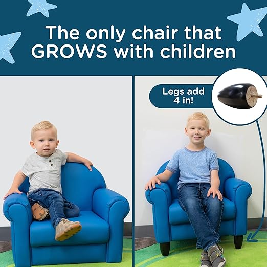 Children's Factory As We Grow Toddler Chair, Deep Water, Flexible Seating - Image 3