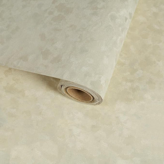 Beige Velvet Contact Paper for Cabinets Shelf Dresser, Soft Fabric Drawer Liner by VaryFloral