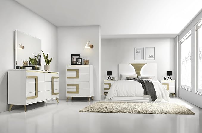 Kings Brand Furniture Claire 6-Piece King Size Bedroom Set by KingsBrandFurniture