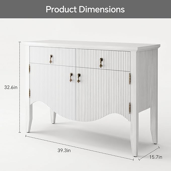 FUSUNBAO 40" Retro Buffet Cabinet - Image 2