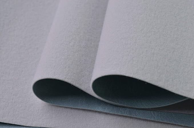 Wento Thick 2 Yard Faux Leather Fabric Soft Skin Grain PU Leather Fabric - Image 4