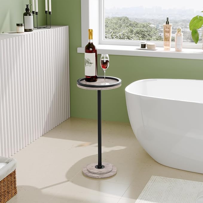 HOOBRO Small Round Side Tables, Drink Tables, Coffee Martini Tables - Image 8