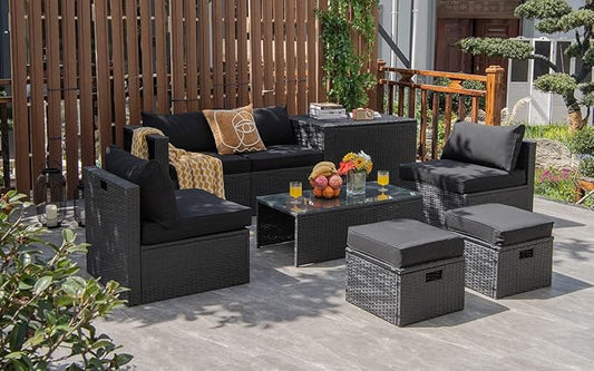 Tangkula 8 Pieces Patio Furniture Set by TANGKULA