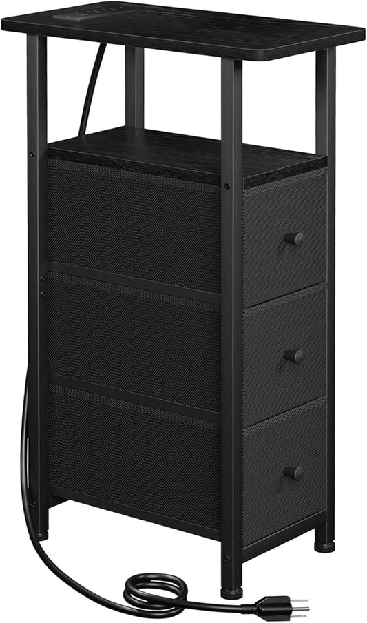 LOAKEKEL Narrow End Table Living Room by LOAKEKEL