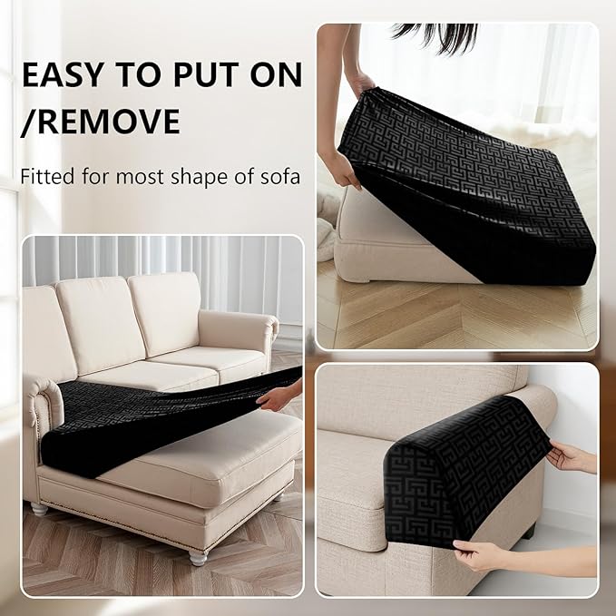 UNBBRRL Stretch Couch Armrest Covers - Image 4