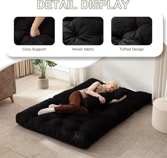 Folding Sofa Bed, Convertible Sleeper Chair - Image 3