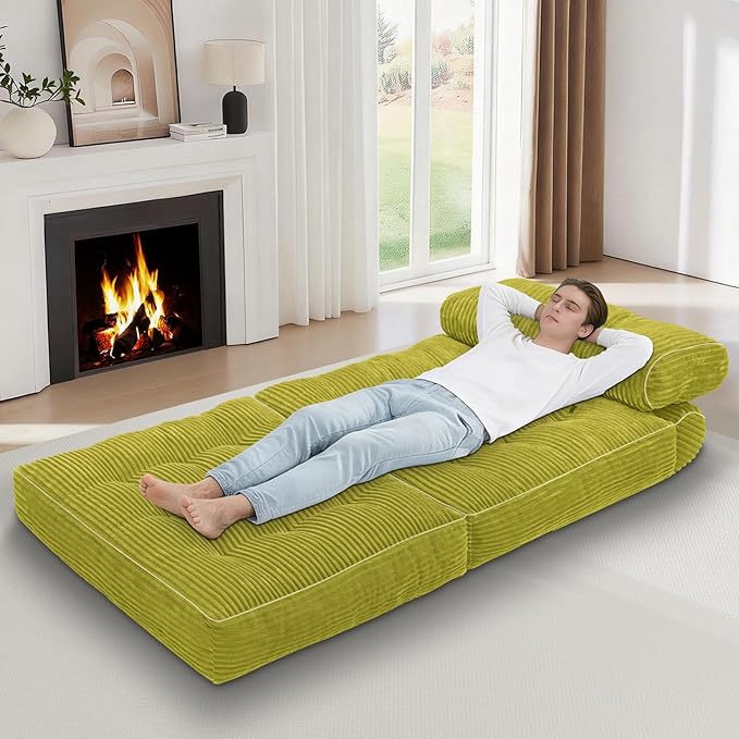Folding Sofa Bed, Convertible Sleeper Chair - Image 4
