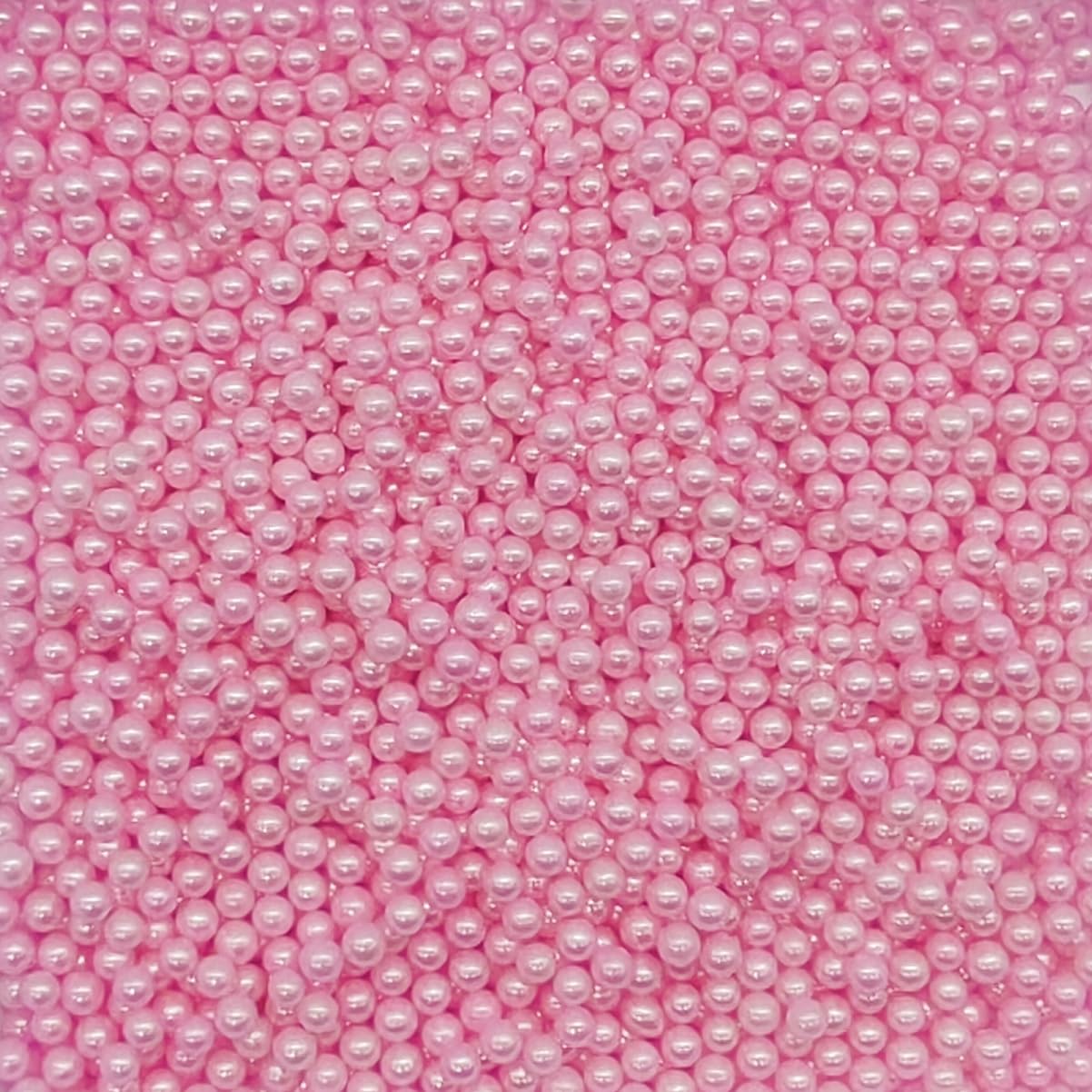 Edible Pink Pearl Sugar Sprinkles Candy 4mm Mini Pearls Cake Decorations Cupcake Toppers Cookie Decorating Perfect for Wedding Party Valentine Halloween Christmas Supplies 3OZ