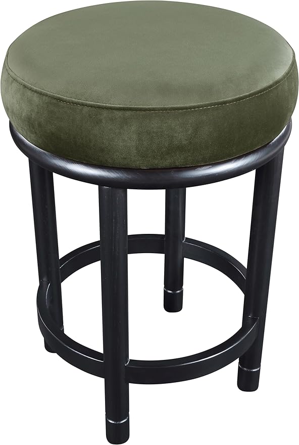 Meridian Furniture 977Green-C Monette Collection Art Deco Counter Stool - Image 6