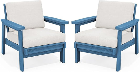 SERWALL HDPE Outdoor Couch Set of 2 by SERWALL