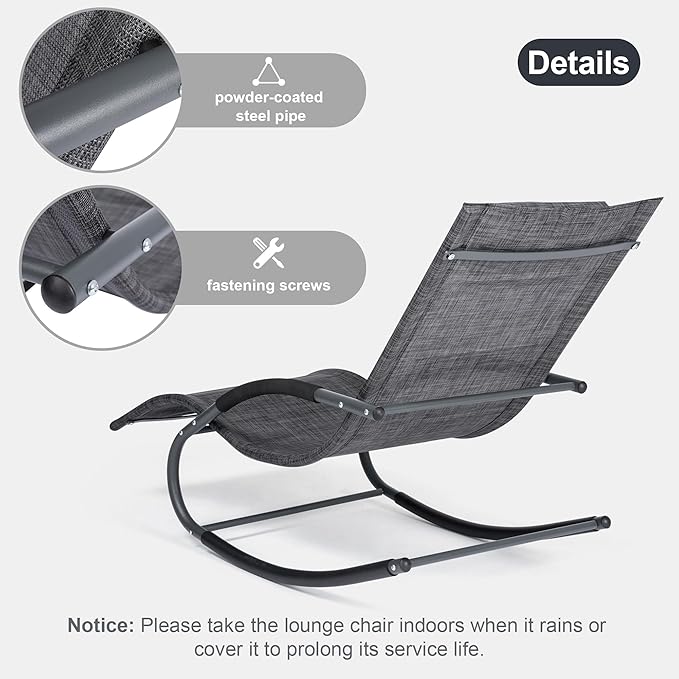Outdoor Lounge Chair, Chaise Lounge - Image 6