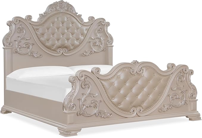 First of a Kind Santa Monica Traditional 4 Piece King Bedroom Set - Image 2