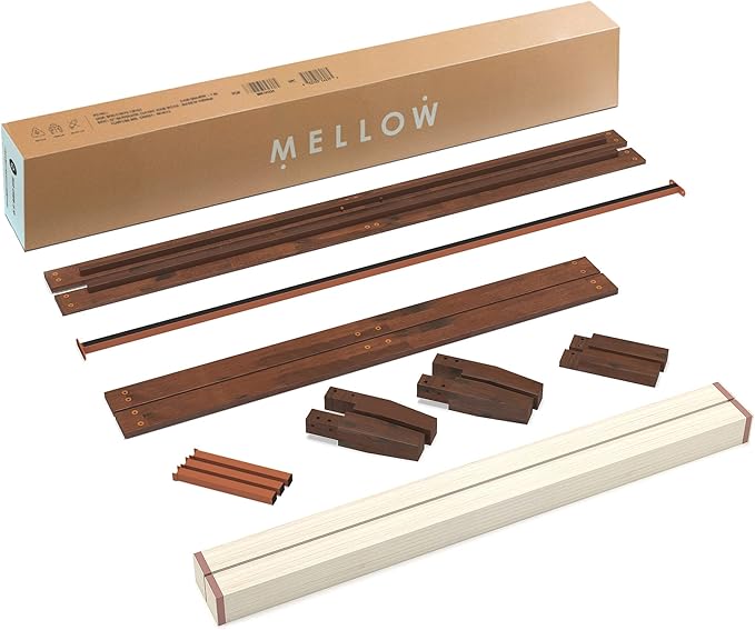 Mellow 12" Solid Wood Platform Bed Frame - Image 7