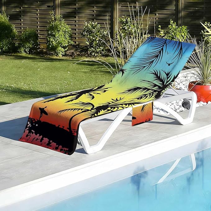 Irisbell Lounge Chair Towel Cover - Image 2