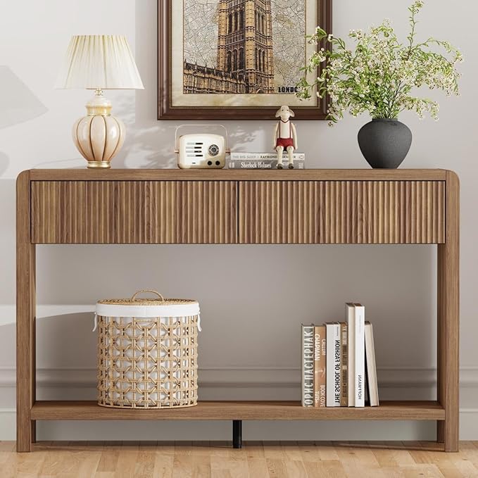FATORRI Console Sofa Table for Entryway, Wood Foyer Tables for Living Room - Image 7