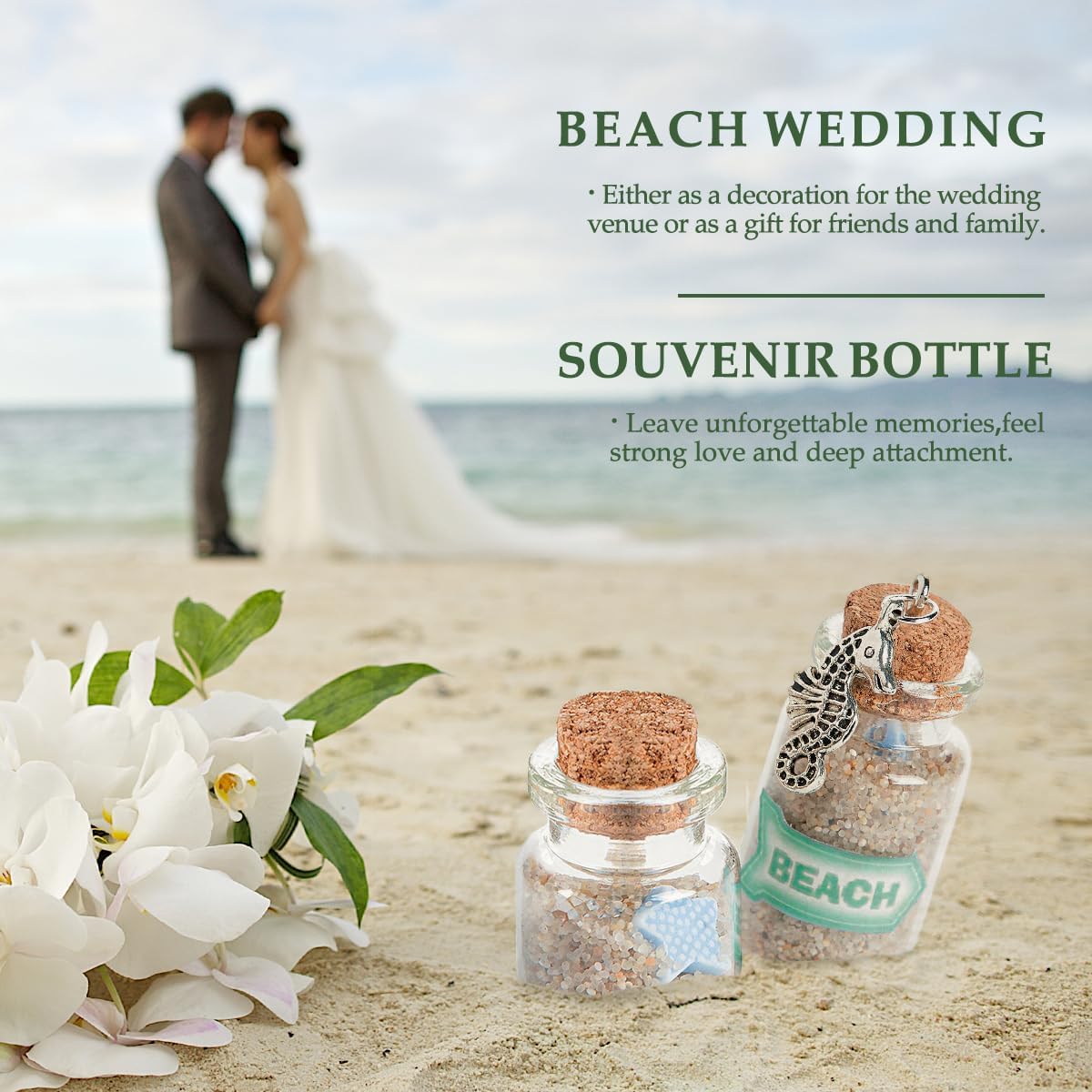 JIUYUE 40 pcs 50 ml Small Glass Cork Bottles,Cork Decoration(1.69 oz-1.45x2.75 inch)