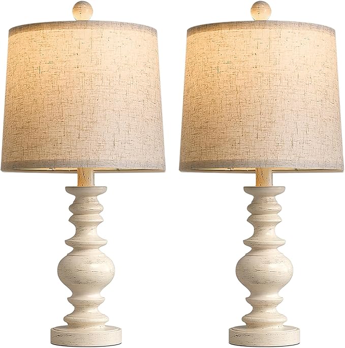 BOBOMOMO Tradition 20.5" Rustic Table Lamp Set of 2 - Image 8