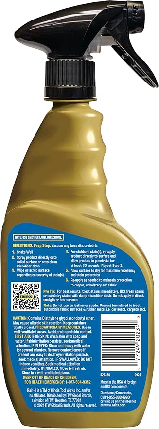 Rain-X 620234SRP Carpet & Upholstery Cleaner Repellent - Image 2
