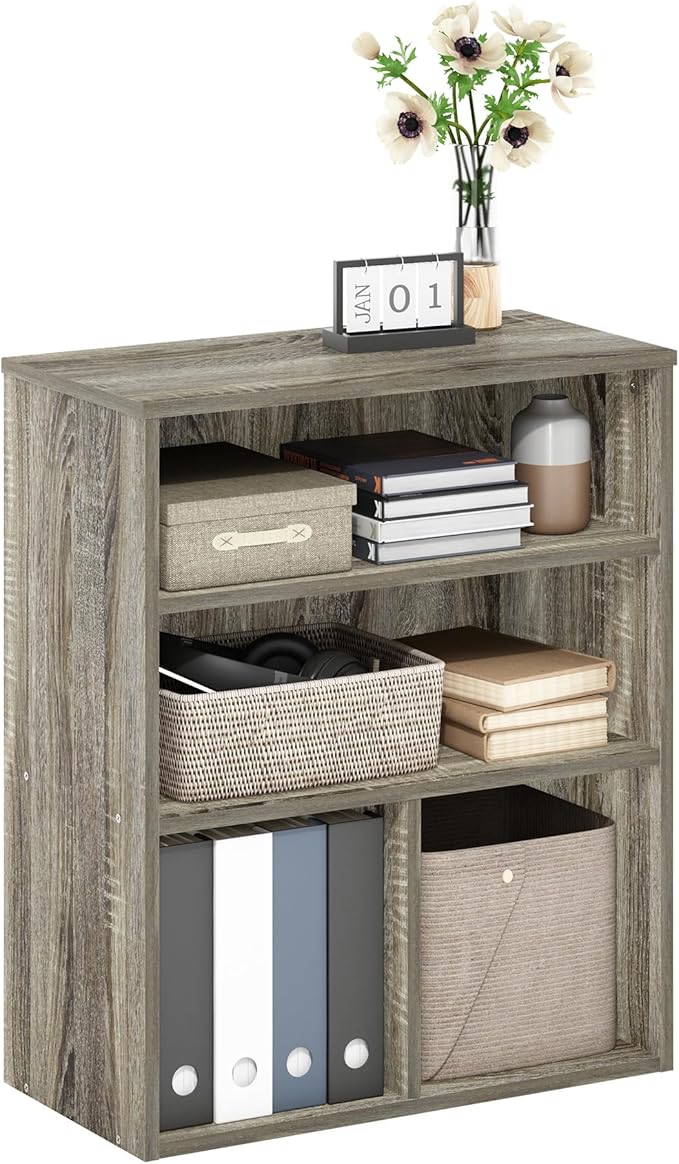 Furinno PASIR Book Shelf, 3-Tier Display Bookshelf by Furinno-FitsYourSpaceFitsYourBudget