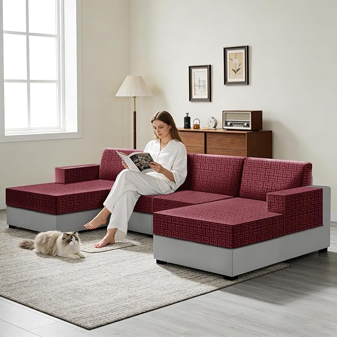 UNBBRRL Stretch Couch Backrest Cushion Cover - Image 6