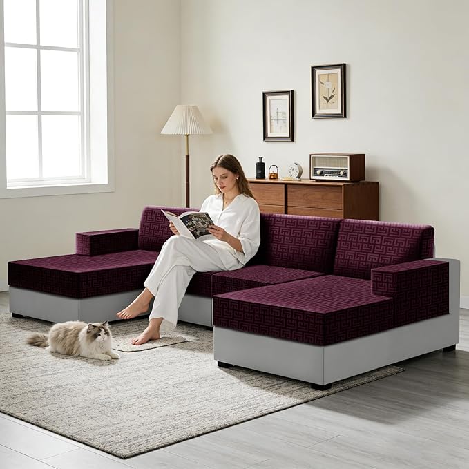 UNBBRRL Stretch Couch Backrest Cushion Cover - Image 6