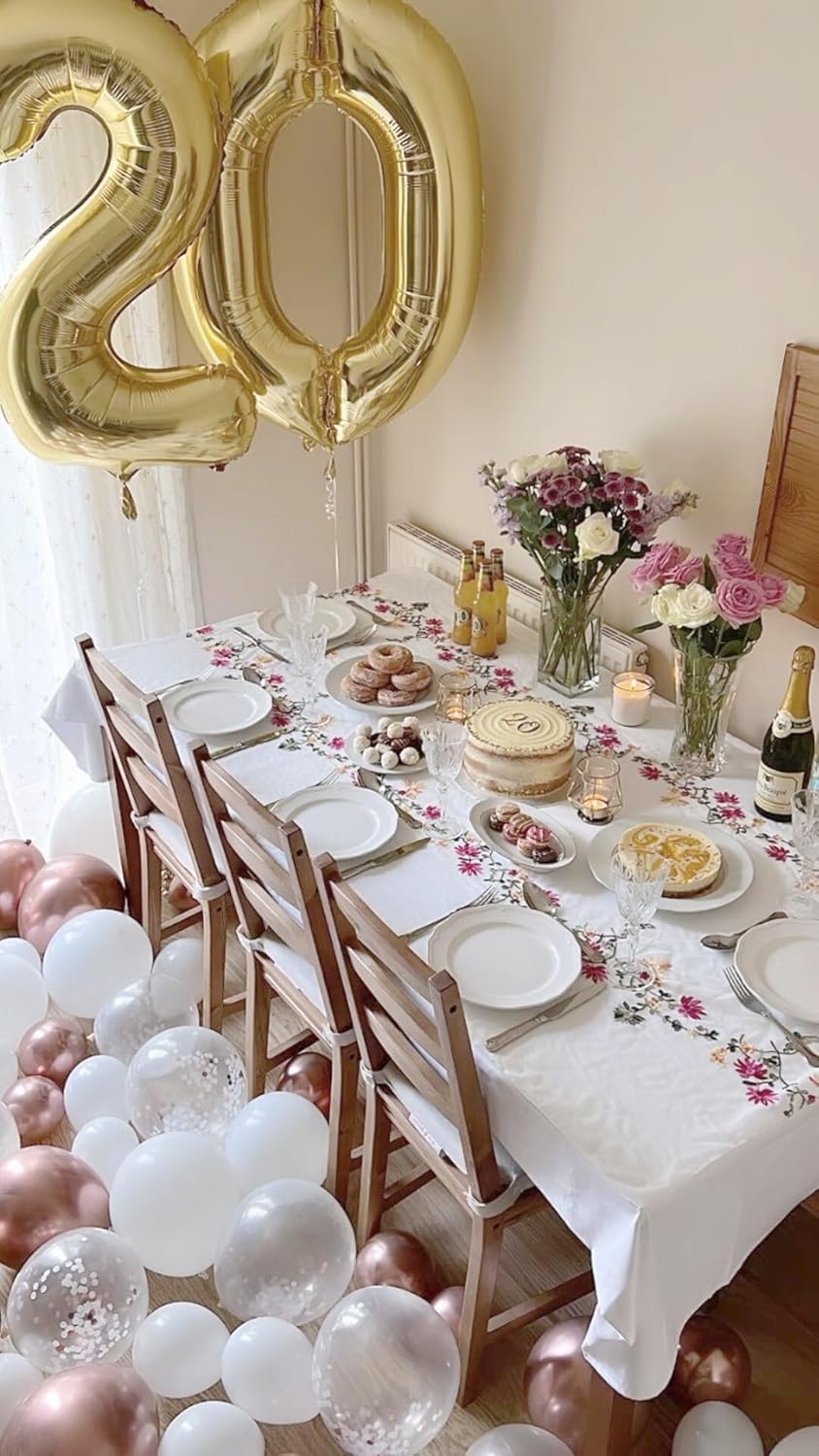 Champagne Gold Helium Number Balloon 40 Inch, Giant Foil Light Gold Number 0 Birthday Balloons, Large Numbers 10 20 30 40 50 60 70 80 90 100 2026, Party Celebration Supplies Decorations