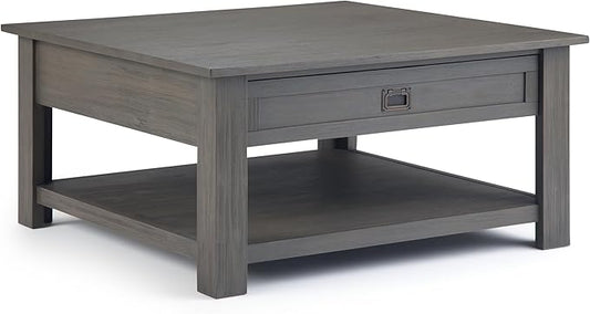 SIMPLIHOME Monroe Square Coffee Table by SimpliHome