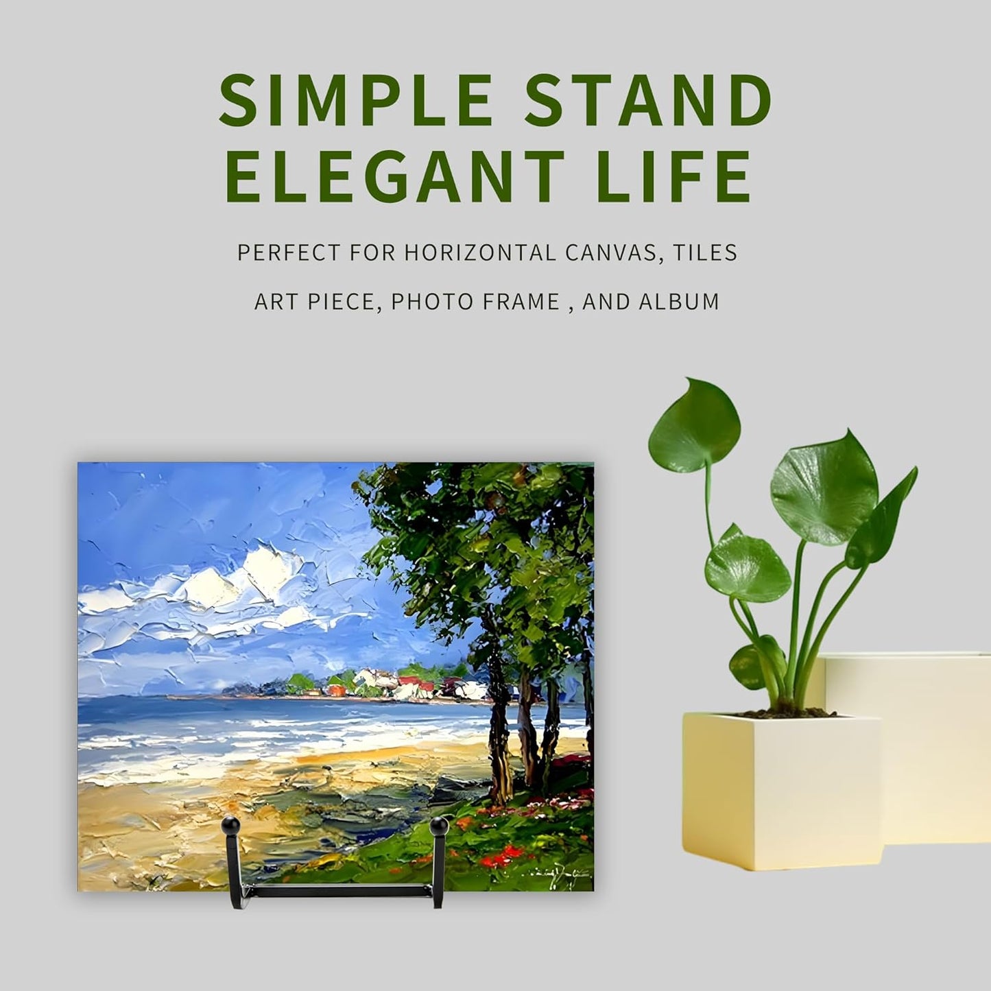 18 pcs 4.5in Plate Stands for Display,Metal Plate Holders Display Stands Can Be Used for Picture Stand,Book Stands for Display,Plate Display Stands,Easel,Photo Frame Stands,Plaque Stands,Desktop Stand