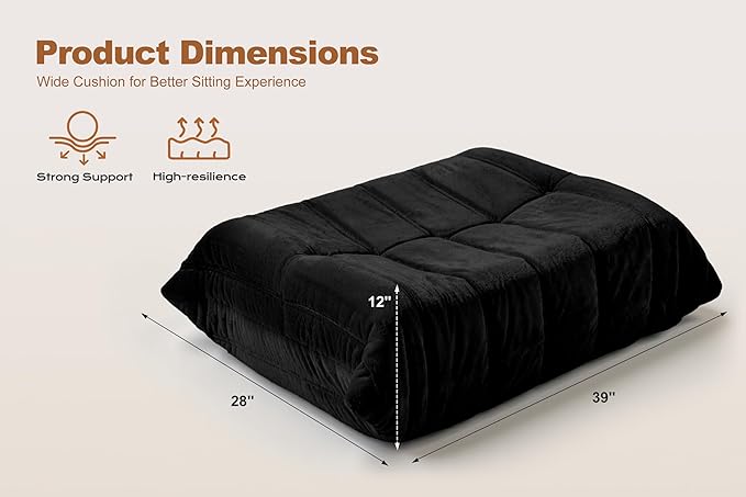 Bean Bag Pouf Ottoman, Foot Stool, Foot Rest - Image 2