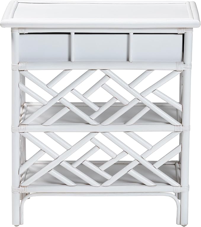 bali & pari Tiaret Natural Rattan Nightstand - Image 7