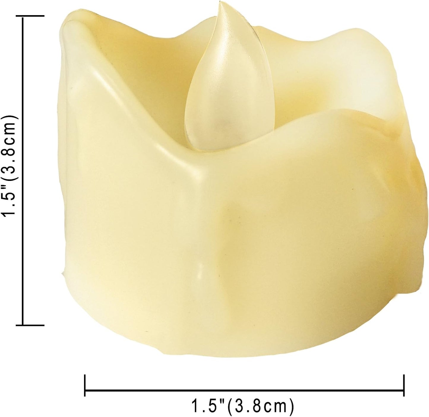 CANDLE CHOICE Battery Operated Flameless Votive Candles with Timer Realistic Flickering Fake Electric LED Tea Lights Tealights for Halloween Christmas Party Wedding Decorations Batteries Incl. 6 Pack