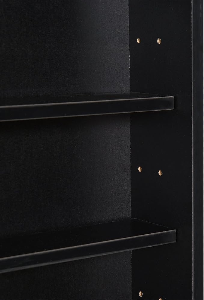 HOMCOM 5-Tier Display Cabinet, Glass Door Cabinet - Image 7