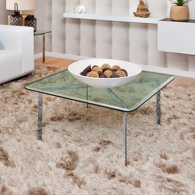 Dulles Glass 16 inch Square Glass Table Top - Image 2