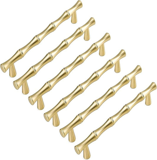 6Pcs Bamboo Shape Cabinet Knobs Handles pulls by MARGUERASW