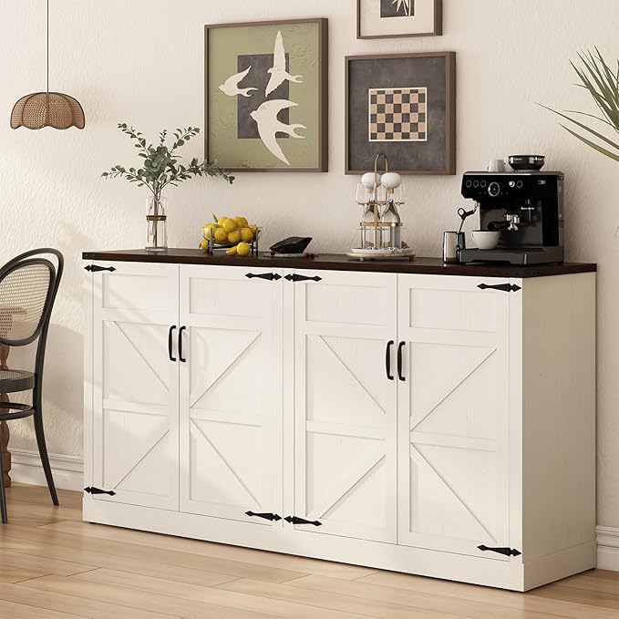 Sideboard Buffet Cabinet with Storage - Image 4