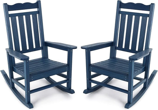 Stoog All-Weather Patio Rocking Chairs Set of 2, Outdoor Rocking Chair by Stoog