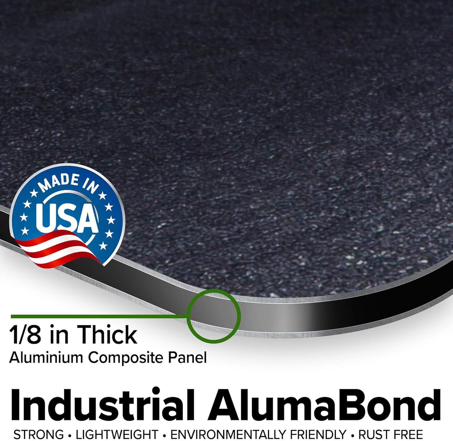 Custom Sign, Custom Street Sign, 11 Font Colors, 13 Font Styles, 4 Hole Options, 22 Sizes, 36x48 Inches, Rust Free DiBound, Fade Resistant, Made in USA by My Sign Center (Chalkboard Black)