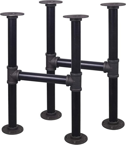 16'' Hight H-Shape Industrial Table Leg Set by NIUBIDINDUSTRIALFURNITUR