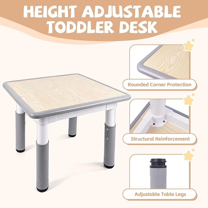 Pterying Kids Table and Chairs Set - Image 2