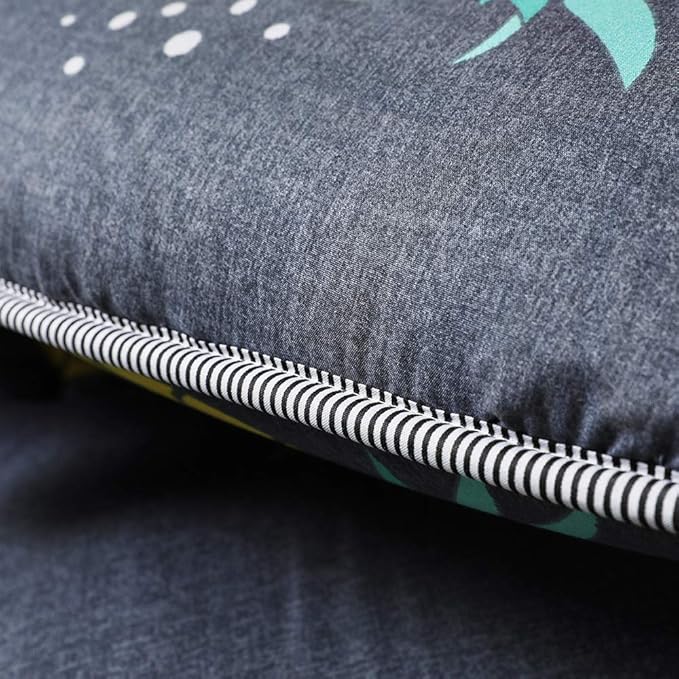 MAXYOYO Grey Pineapple Japanese Floor Futon Mattress, Tatami Floor Mat Portable - Image 4
