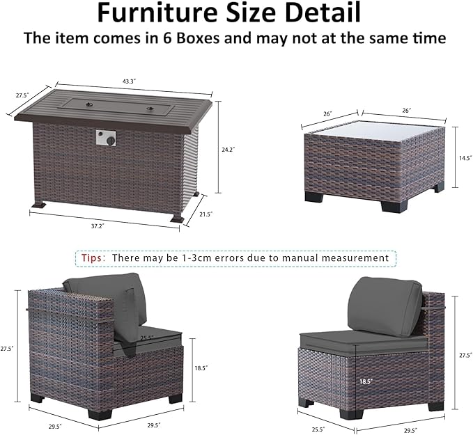 Outdoor Patio Furniture Set - Image 2