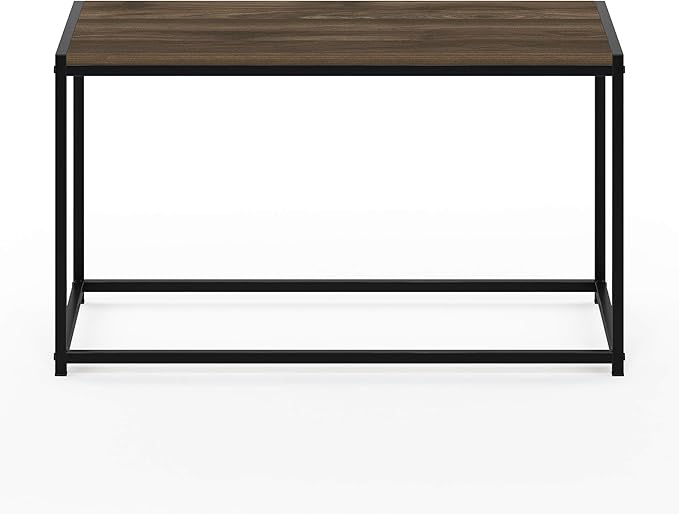 FURINNO Camnus Modern Living Coffee Table, Columbia Walnut - Image 6