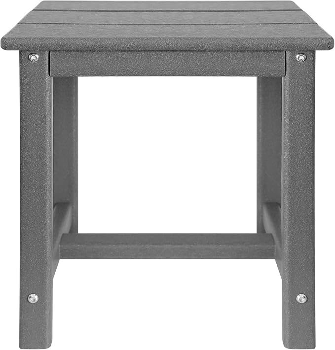 GARDENSTAR Adirondack Square Side Table, one-Tier Outdoor end Table, Patio Side - Image 8